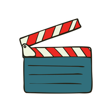 Movie Clapperboard Illustration