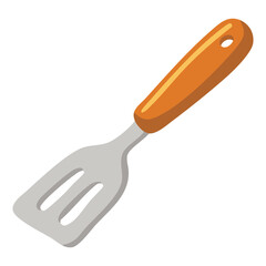 Obraz premium BBQ Spatula Illustration