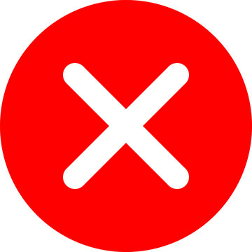Crossmark icon in high quality.