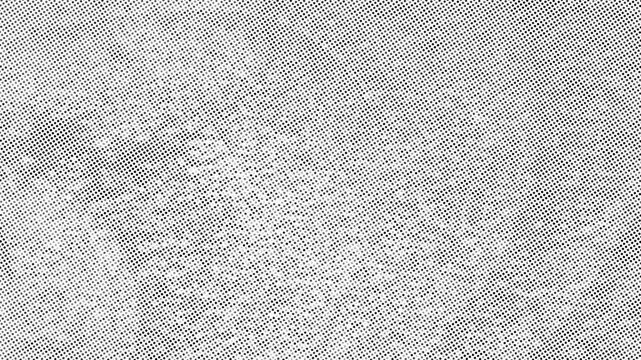 Vintage paper style overlay featuring a White Halftone Dot Grunge Texture. Seamless loop animation with abstract gray halftone pattern
