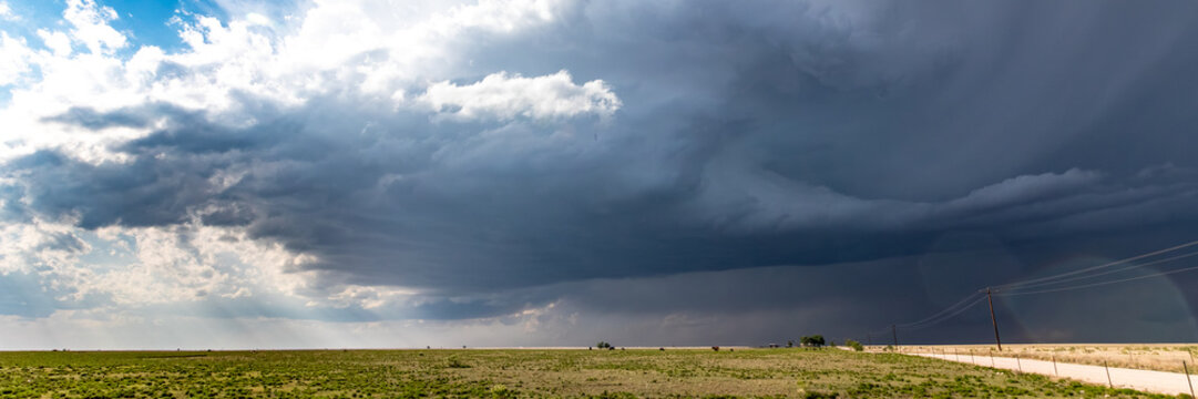 Impacts of Climate Change. El Ni&ntilde;o, the environment, rising global temperatures. Pollution and devastating storms featuring tornadoes and strong winds. Uncontrolled weather. Web banner, copy space.
