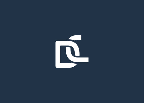 Modern DC Monogram Logo Design. Clean geometric typography conveys professionalism and modern simplicity.