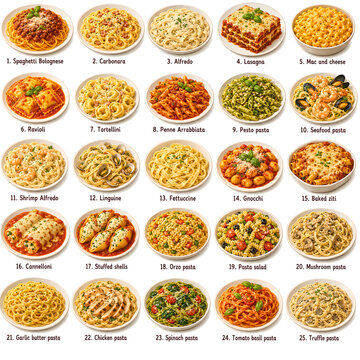 Pasta clipart collection