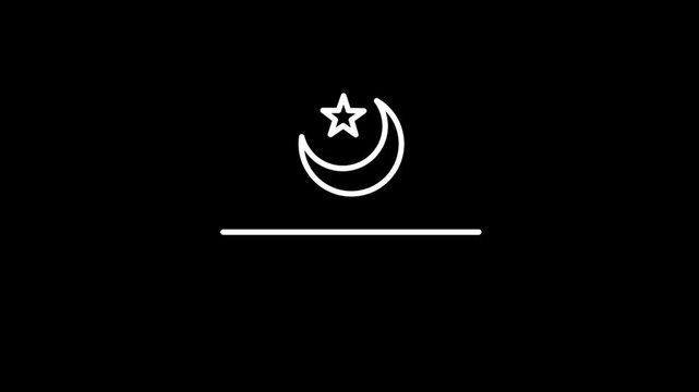 Minimal Sun Rising, Sun Setting, and Moon Rising Horizon Icon Animation for Day Night Weather Nature Transition Design Graphics Collection