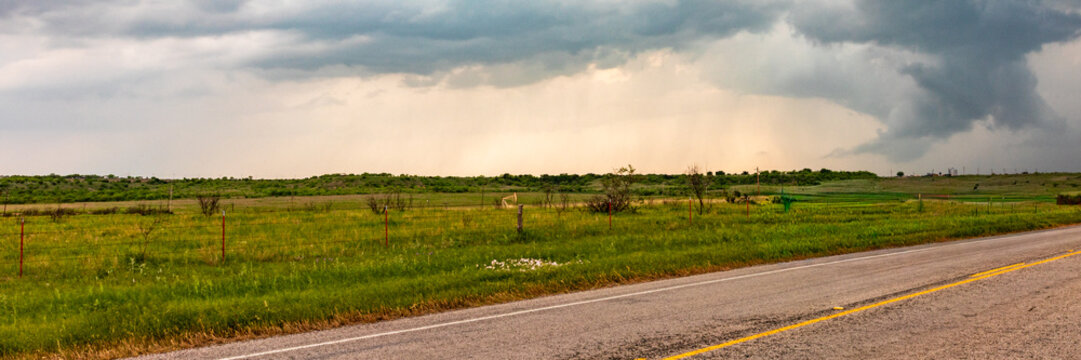 Impacts of Climate Change. El Ni&ntilde;o, the environment, rising global temperatures. Pollution and devastating storms featuring tornadoes and strong winds. Uncontrolled weather. Web banner, copy space.