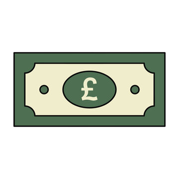 Pound sterling banknote illustration