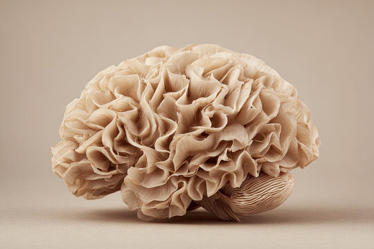 The human brain is shaped like a cauliflower