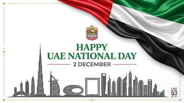 UAE National Day Celebration Graphic Design