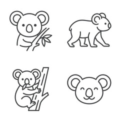Obraz premium Koala bear animal cute marsupial.