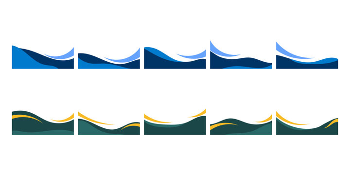 Wavy Footer Shape