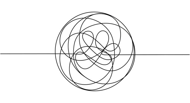 Abstract minimalist horizontal line graphic element