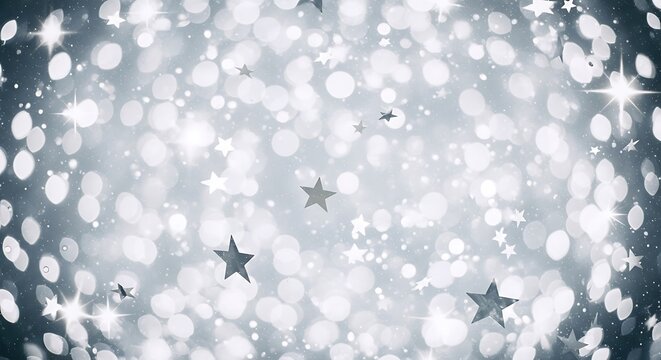 Vintage stars on a textured fabric background