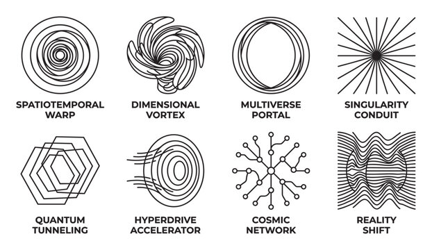 Cosmic network and dimensional vortex for spacetime and interdimensional travel concepts.