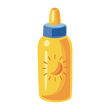 Baby Sunscreen Lotion Bottle Icon
