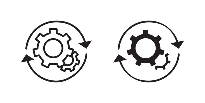 Implementation icon for website, apps and UI.
