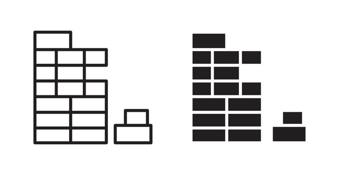 Jenga icon for website, apps and UI.