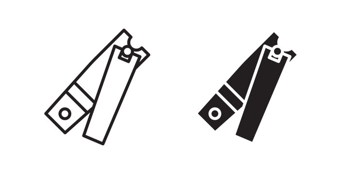 Nail clippers icon for website, apps and UI.