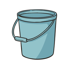Plastic Fishing Bucket Container © nikagraphic