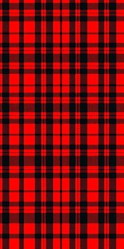 Red and black lumberjack buffalo plaid seamless vector pattern with bold stripes and subtle texture, textured, background