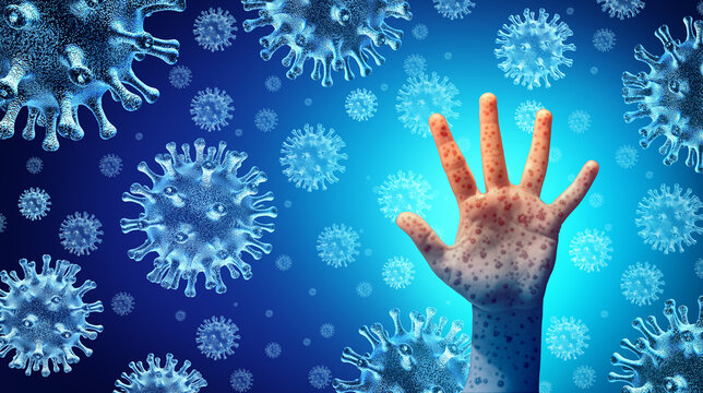 Rising measles cases linked to declining vaccination rates illustrating the spread of the highly contagious rubeola virus as a public health crisis with rash symptoms disease transmission and the impo