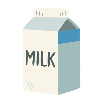Milk Carton Dairy Product Illustration