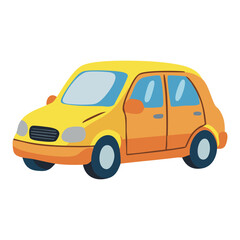 Fototapeta premium Compact City Car Vehicle Icon