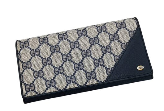 【GUCCI】グッチ_ GGスプリーム _長財布　　　　　A wallet from the world-famous brand "Gucci"	