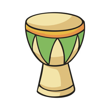Traditional Hand Drum Islamic Music Icon