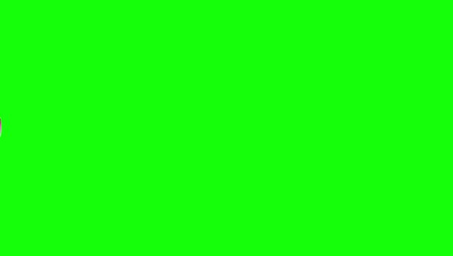 Green and White Screen on Green Screen Background Horizontal 16-9