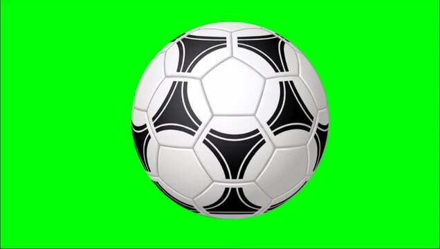 Green and White Man and Screen on Green Screen Background Horizontal 16-9