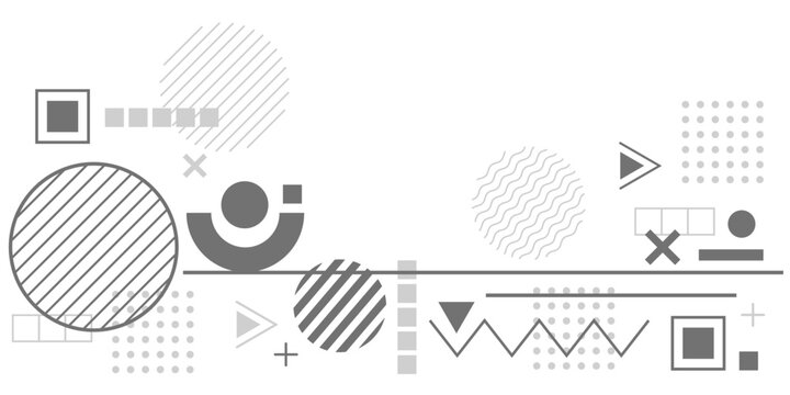 Abstract technology background. Technical drawing . Geometric lines and squares.