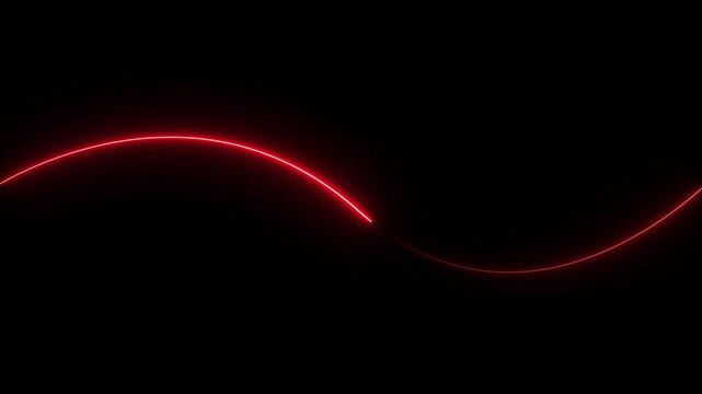 Abstract colorful neon lights animated Movement of neon diagonal lines or glowing light stripes
