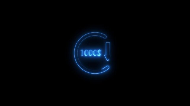 Dollar sing and arrow icon animation