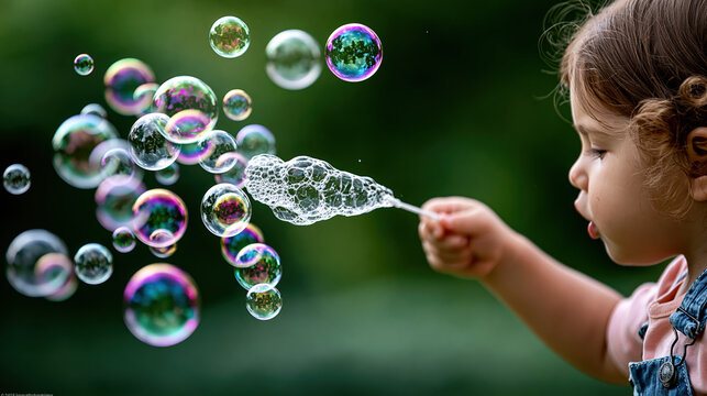 Child Bubble Outdoor Play Fun Summer Kid Soap Activity Joy