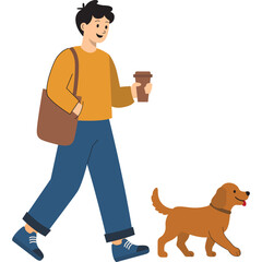 Pet Lifestyle Illustration © Daffa
