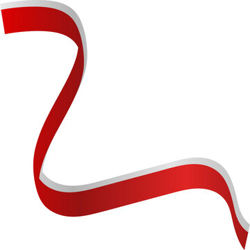 Indonesian Flag Ribbon
