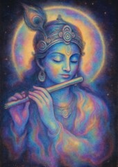 Obraz premium Vibrant divine art wallpaper