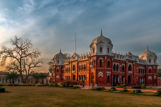 Darbar Mahal is a palace in Bahawalpur, Punjab, Pakistan. It was built to hold courtly events and government offices of the former princely state of Bahawalpur. 