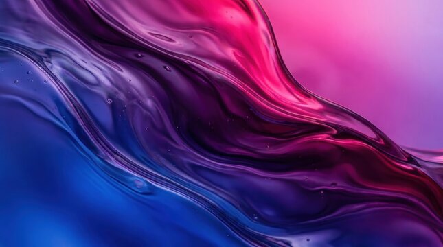 Modern Liquid Gradient Wave Background Stock Image With Professional Lighting and Copy Space