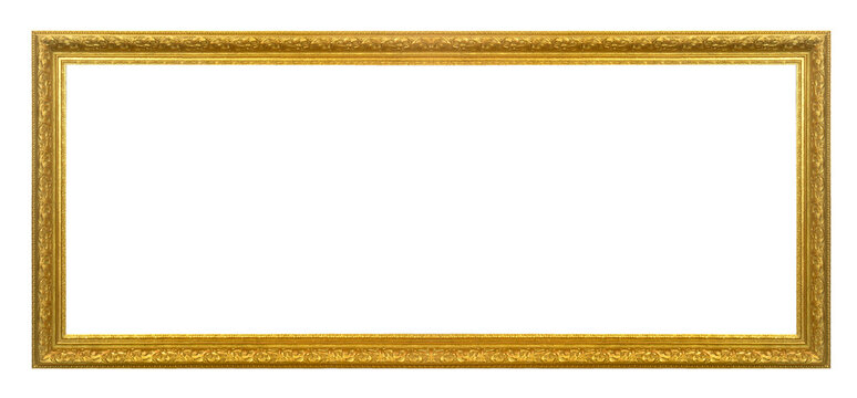 Gold picture frame