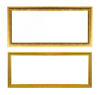 Gold picture frame