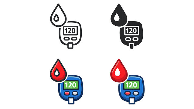 Blood Pressure Monitor showing three readings: systolic, diastolic and pulse rate.