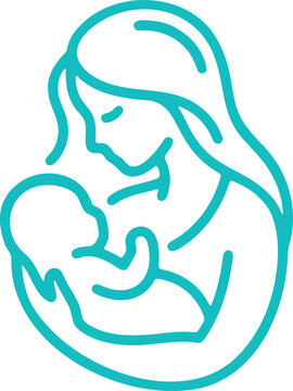 World Breastfeeding Week Healthy Mother Feeding Newborn