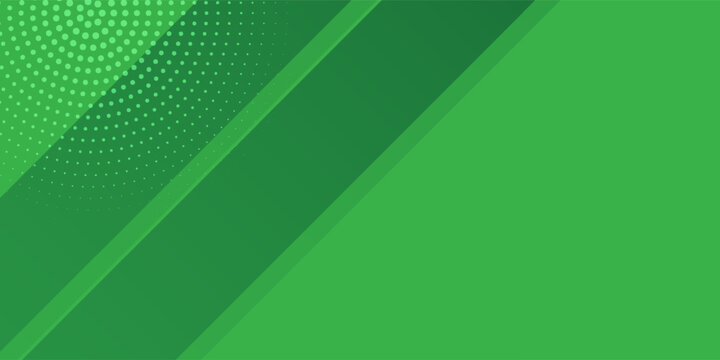 Abstract green sporty rectangle modern shapes shiny dots and lights.