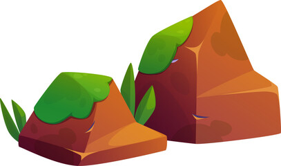 Mountain Rocks with Moss © klyaksun