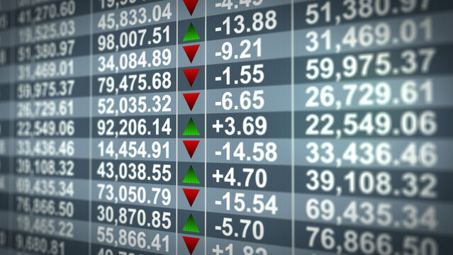 Futuristic stock market gray table investment dashboard with financial growth, broker trading analytics and global business performance