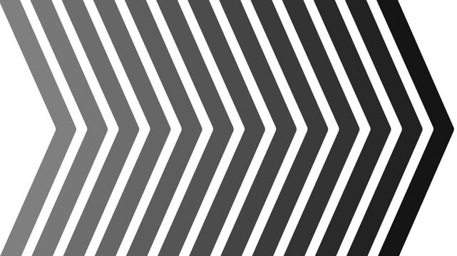 Direction vertical arrow icon animation with minimal pointer design