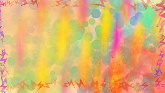 Beautiful bright colorful abstract illustration, background for design