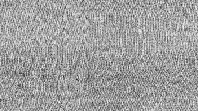 A premium charcoal polyester linen fabric featuring a distinct woven texture with a natural textile appearance. The seamless surface showcases fine interlaced fibers.