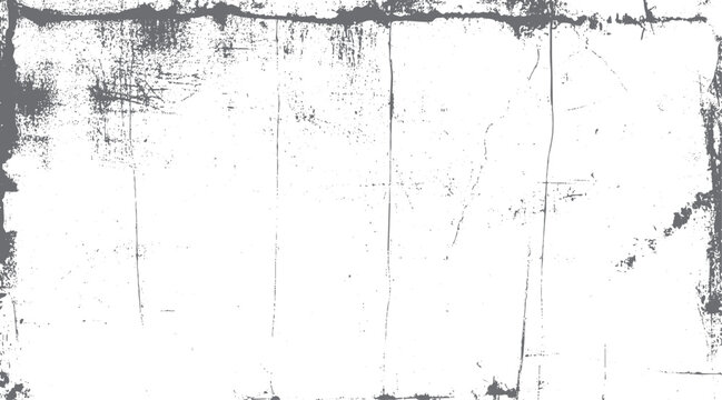 White background with distressed grey grunge texture and scratches
